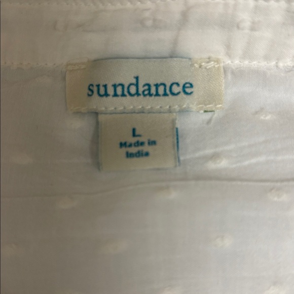 Sundance White Eyelet Blouse - Picture 2 of 8